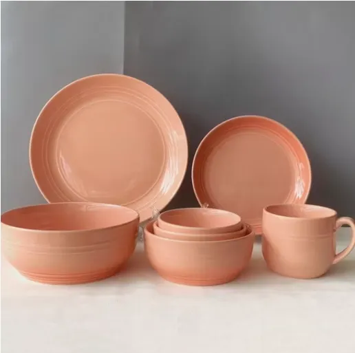 16 PCS Dinner Set Colorful Glaze Tableware factory