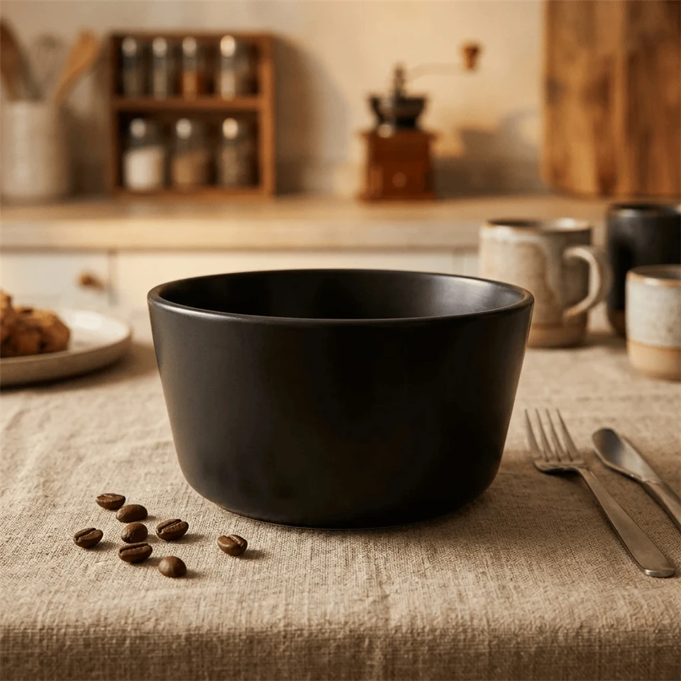 16pcs Balck Glazed Dinnerware Set factory