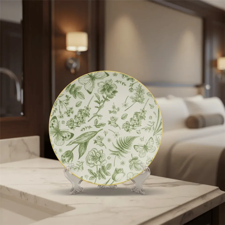 24pcs Outside Embossed Dinnerware Set factory