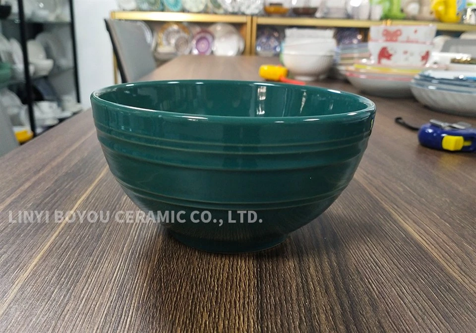 Solid Color Glazed Ceramic Dinnerware Set