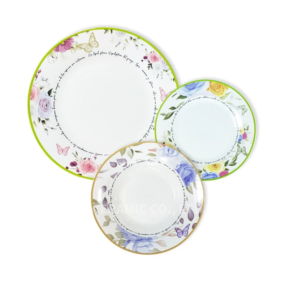 White Porcelain Dinner Set