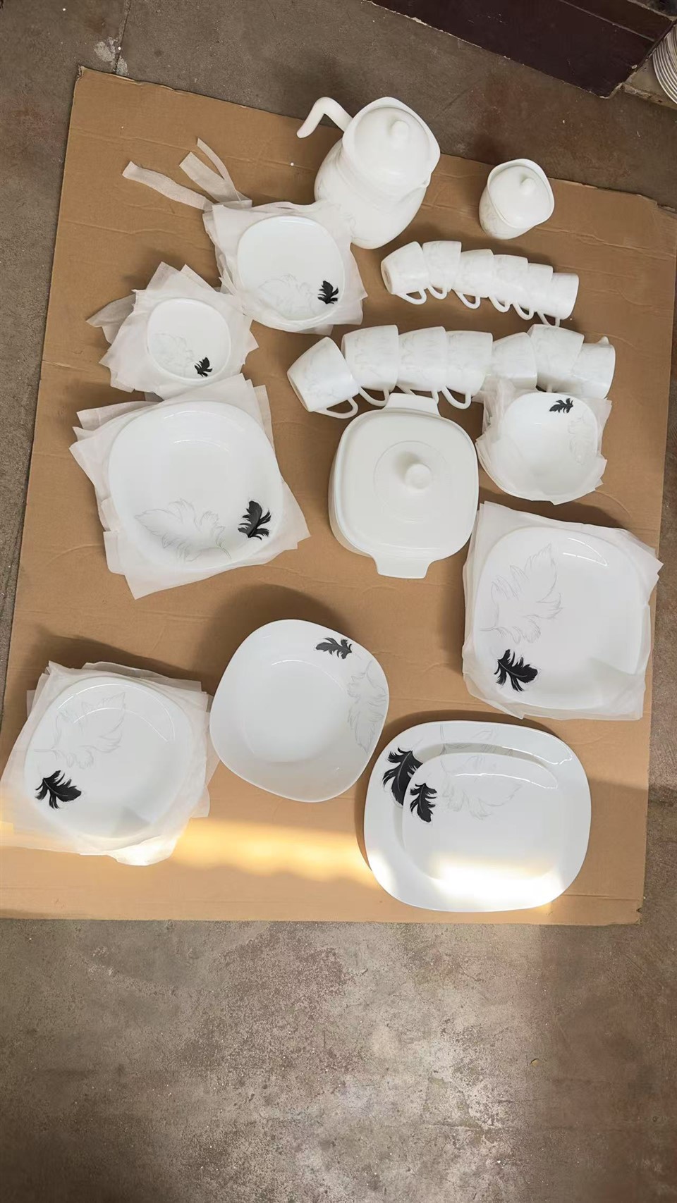 58 Pcs Opal Glassware Have Stock