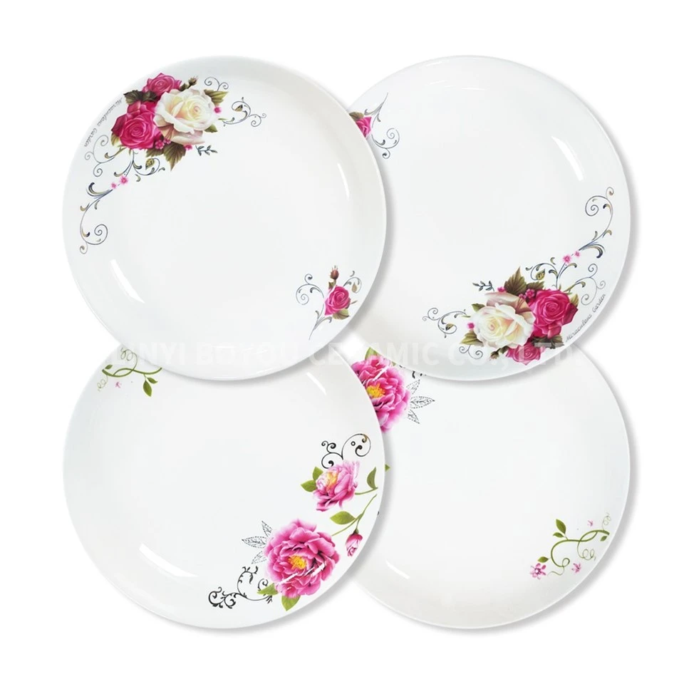 Decal-decorated Ceramic Plate
