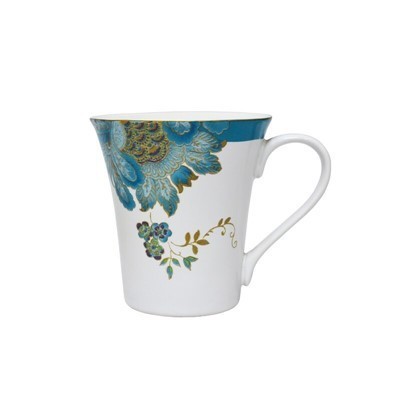 Teal Peony Garden 16-Piece Dinnerware Set price