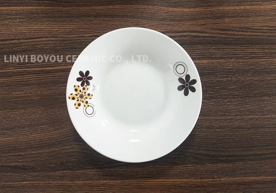 18 Pieces Flower Print Porcelain Set best