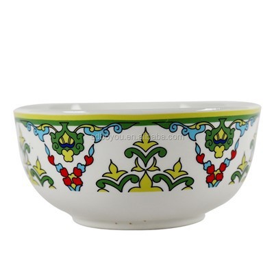 Bohemian Floral Green Ceramic Dinnerware Set factory