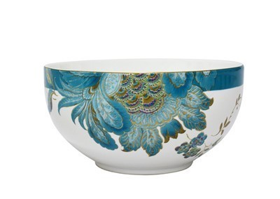 Teal Peony Garden 16-Piece Dinnerware Set high quality