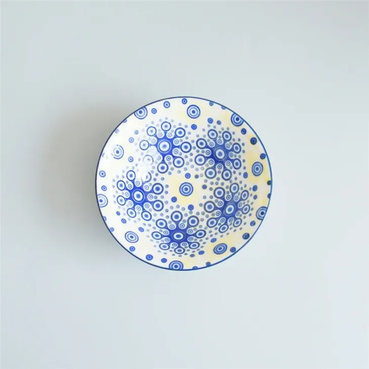 Classic Retro Blue & White Porcelain Plates Set best