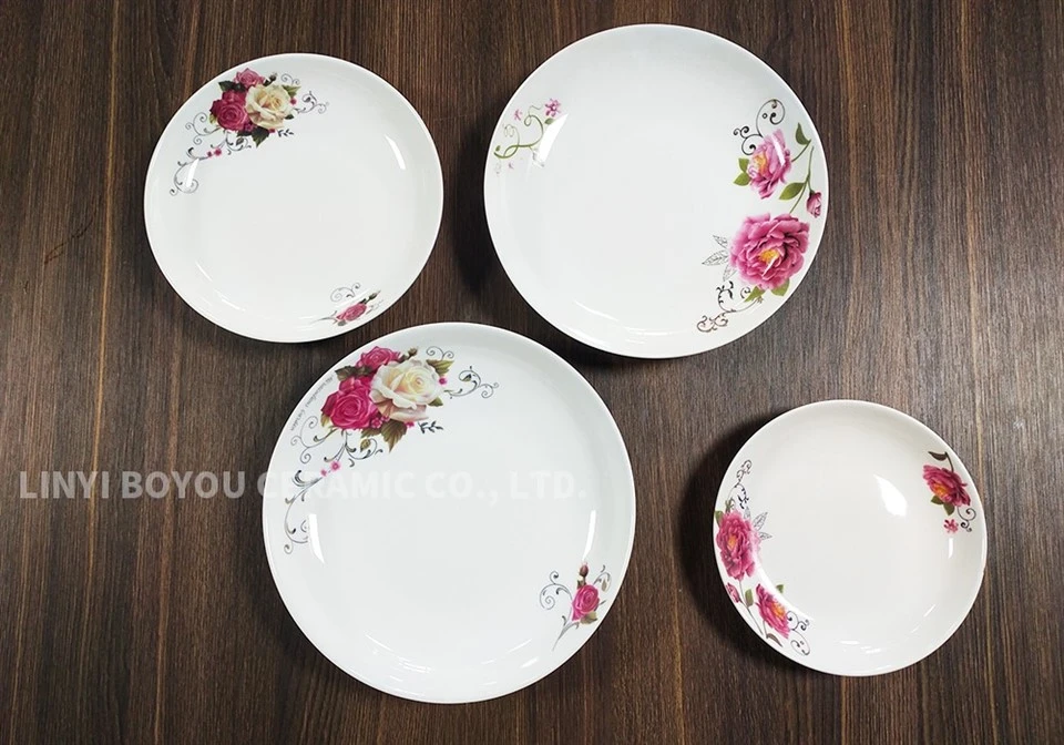 Decal-decorated Ceramic Plate factory