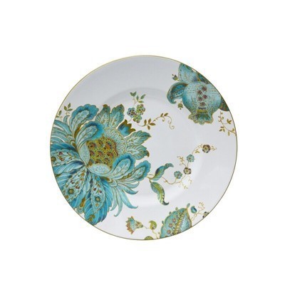 Teal Peony Garden 16-Piece Dinnerware Set factory