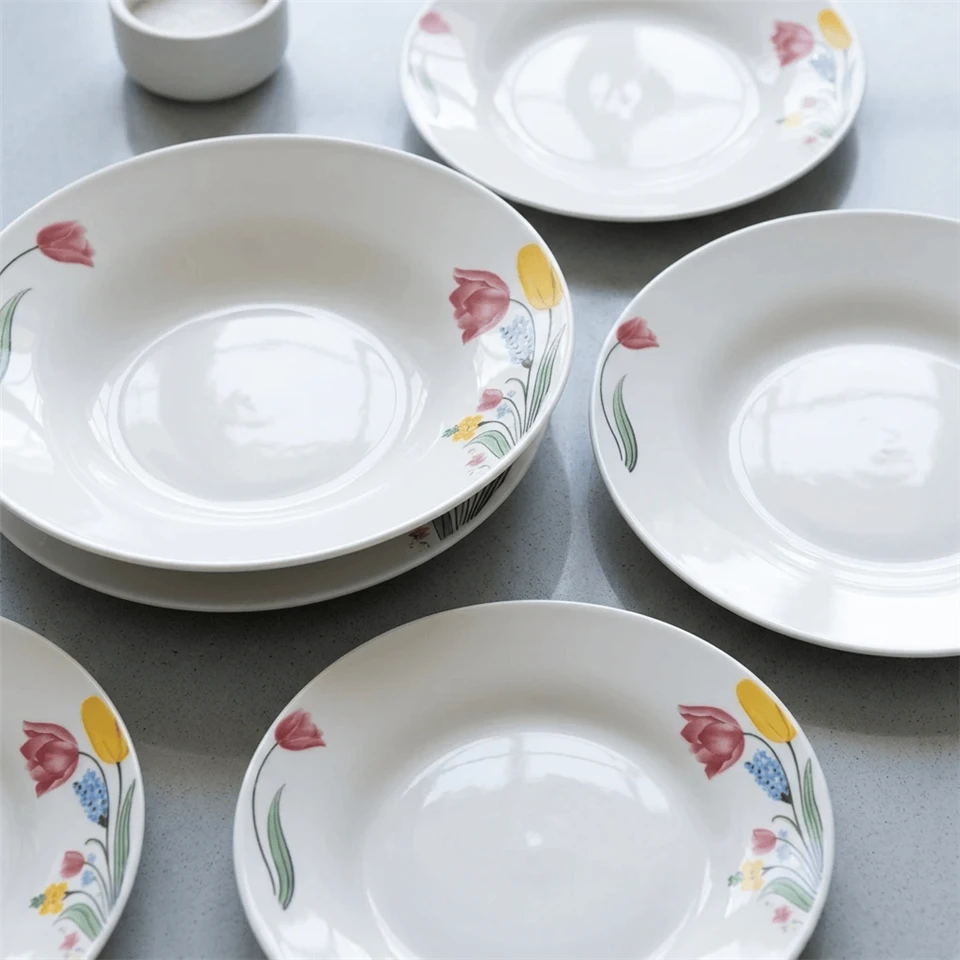 Decal Flower Dinnerware Set best