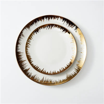 Gold Rim Electroplated Dinnerware Sets best