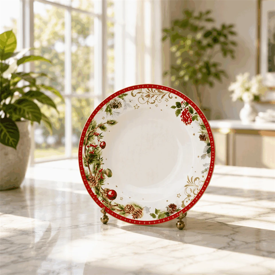 Luxury Christmas Ceramic Dinner Plate best