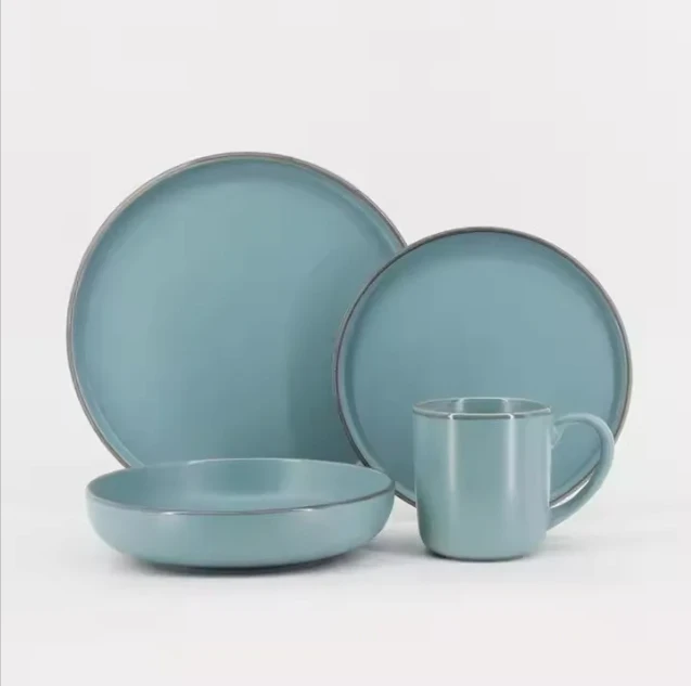 Minimalist Solid Color Stoneware Dinner Set price