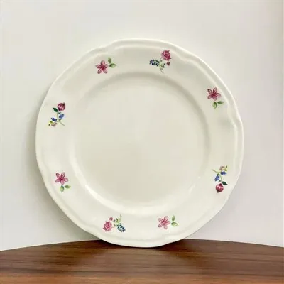 Beautiful Ceramic Dinnerware Set With Decal Flowers
