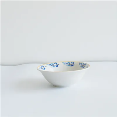 Blue Leaf Branch Ceramic Dinnerware Set Blue Leaf Branch Ceramic Dinnerware Set