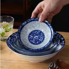 Ceramic Pad Printing Dishes Set