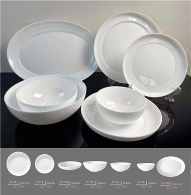 Opal Glassware Bowl Plate