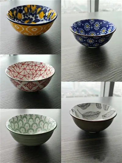 Pad Printing 4.5"ceramic Bowl
