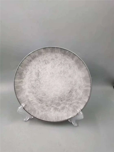 Speckled Reactive Glaze Ceramic Dinnerware Set Speckled Reactive Glaze Ceramic Dinnerware Set