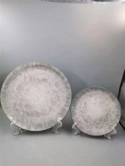 Speckled Reactive Glaze Ceramic Dinnerware Set Speckled Reactive Glaze Ceramic Dinnerware Set