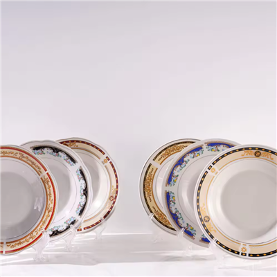 Soup Plate With Classic Decal Designs factory