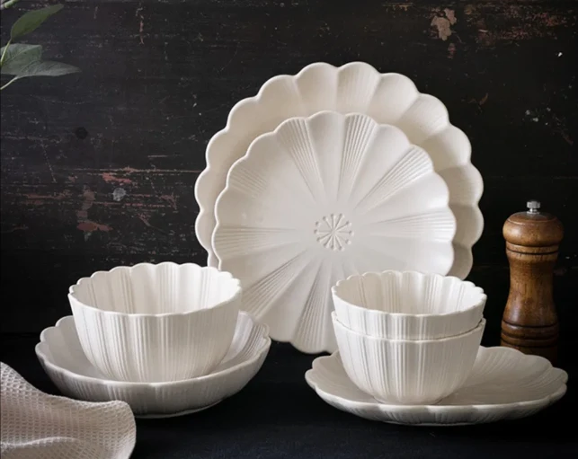 White Body Porcelain Ceramics Tableware
